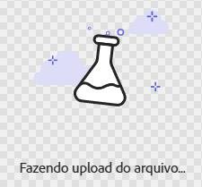 Adobe Express carregando imagem para tirar o fundo.