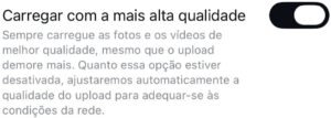 Chave de ativação de carregar com a mais alta qualidade no instagram.
