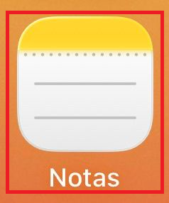 Ícone do aplicativo Notas, o scanner gratuito que já vem no iPhone.