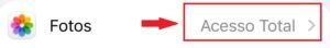 Mostrando que tem acesso total as fotos.